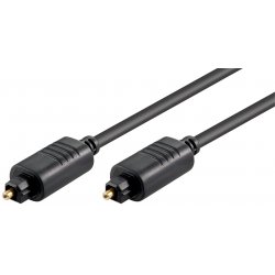 Goobay 50565 câble audio 2 m TOSLINK Noir