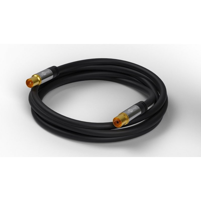 Wentronic 70384 coaxial cable 5 m Black