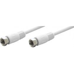 Tecline 1.5m F-type câble coaxial 1,5 m Type F Blanc