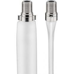 Goobay 11837 câble coaxial 0,2 m Type F Blanc