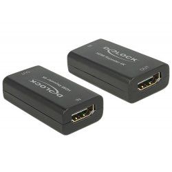 DeLOCK 11403 extension audio/video Noir