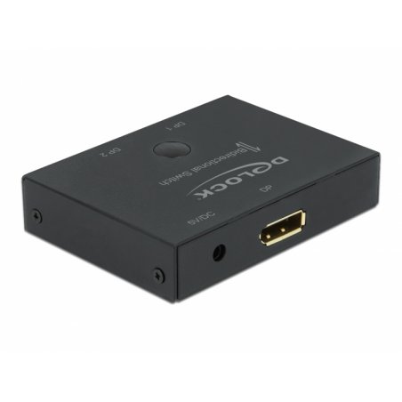 DeLOCK Commutateur bidirectionnel DisplayPort 2 - 1 8K 30 Hz