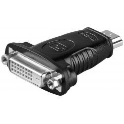 Goobay 68098 cable gender changer HDMI DVI-D Black