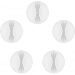 goobay Kabelführung f. Schreibtisch wh