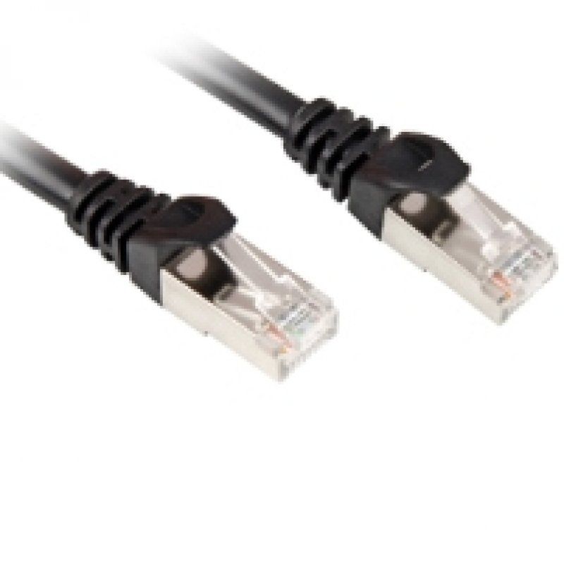 Sharkoon RJ45 CAT.6 SFTP        bk 0,25m