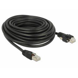 DeLOCK 85672 câble de réseau Noir 10 m Cat6 S/FTP (S-STP)
