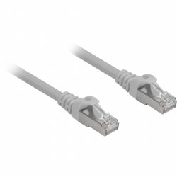 Sharkoon RJ45 CAT.6a SFTP LSOH gy 0,50m | Halogenfrei