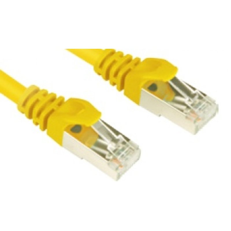 Sharkoon 1.5m Cat.6 S/FTP câble de réseau Jaune 1,5 m Cat6 S/FTP (S-STP)