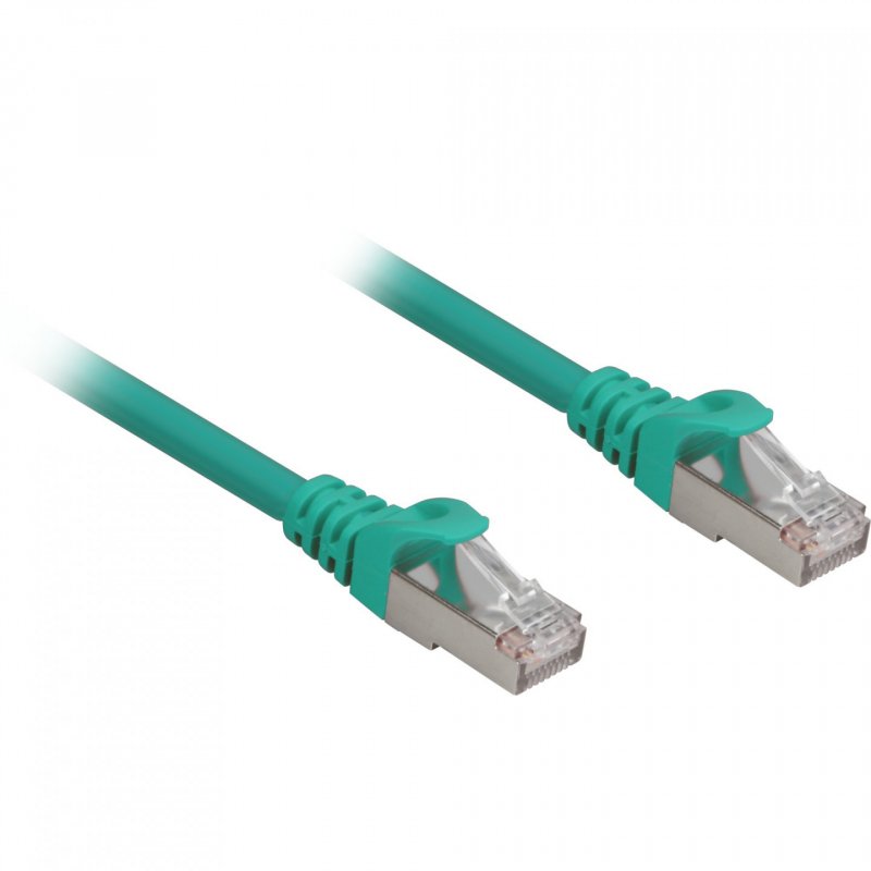 Sharkoon Cat.6a SFTP câble de réseau Vert 0,25 m Cat6a S/FTP (S-STP)