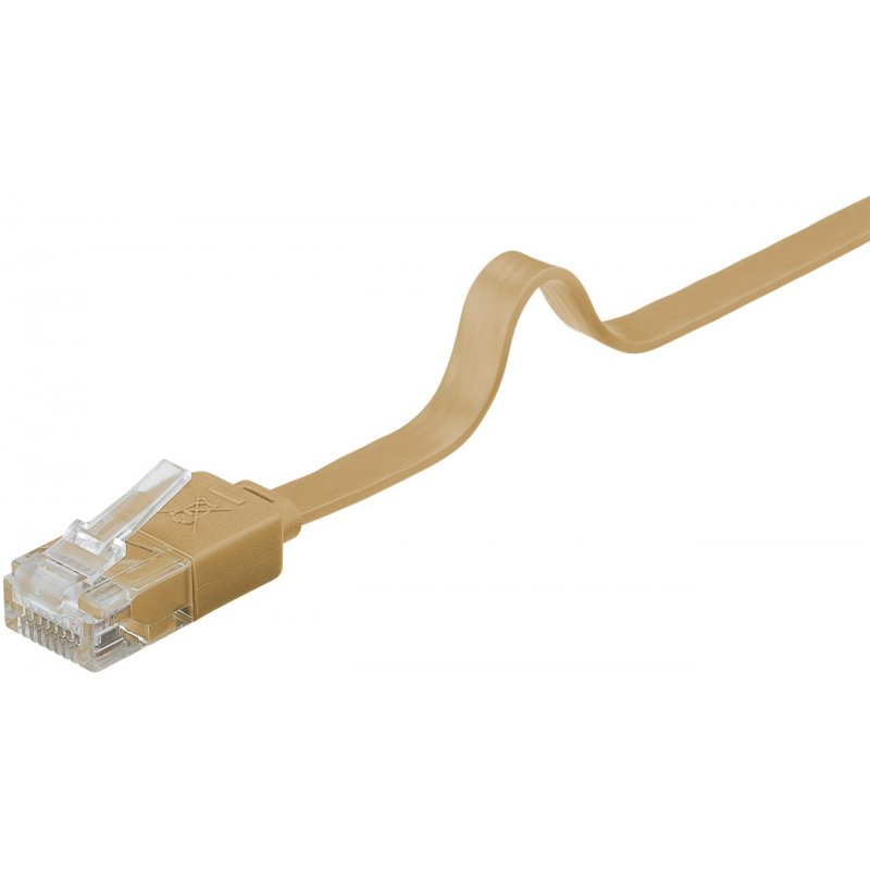 Goobay 95883 câble de réseau Châtain clair 15 m Cat6 U/UTP (UTP)