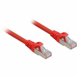 Sharkoon Cat.6a SFTP câble de réseau Rouge 1 m Cat6a S/FTP (S-STP)
