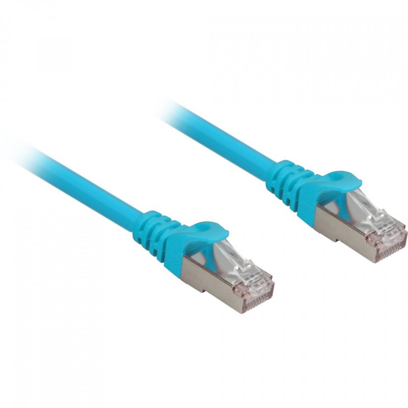 Sharkoon Cat.6a SFTP câble de réseau Bleu 10 m Cat6a S/FTP (S-STP)