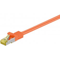 Goobay 91606 câble de réseau Orange 2 m Cat7 S/FTP (S-STP)