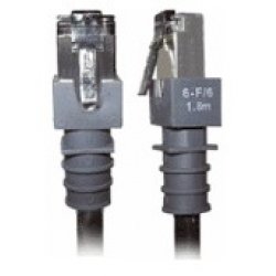 PatchSee Cat6 FTP 0.6m câble de réseau Noir 0,6 m