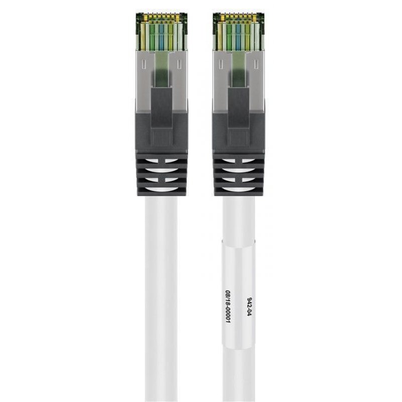 Goobay CAT 8.1 Patch Cord, S/FTP (PiMF), white, 5m
