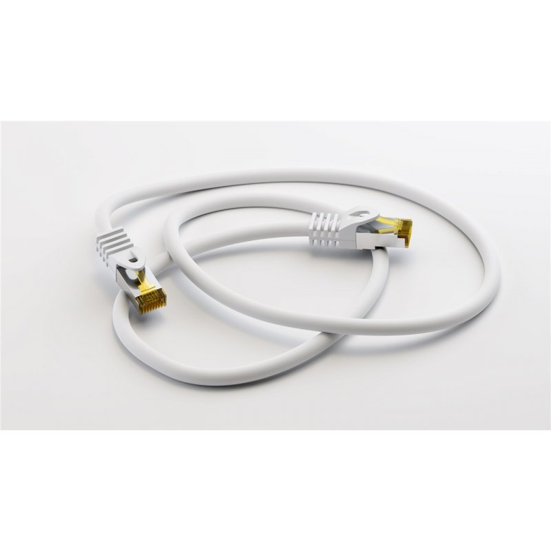 Goobay 91096 câble de réseau Blanc 7,5 m Cat7 S/FTP (S-STP)