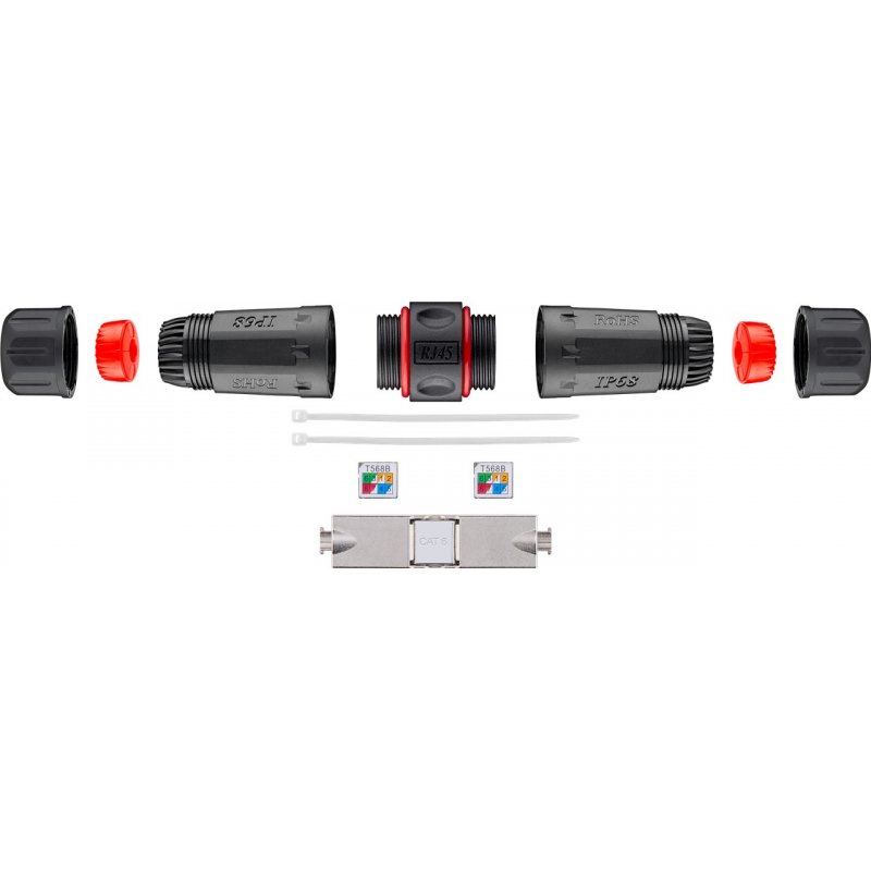 goobay Netzwerkkabel-Verb. CAT 6 STP | Outdoor (IP68)