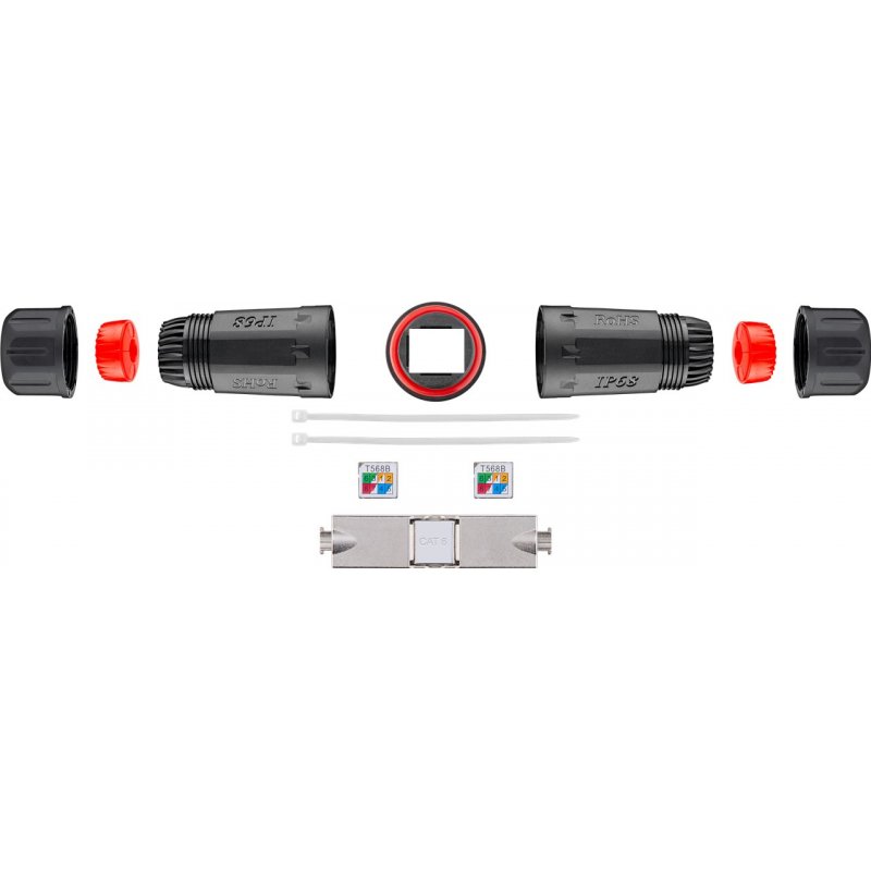 goobay Netzwerkkabel-Verb. CAT 6 STP | Outdoor (IP68)