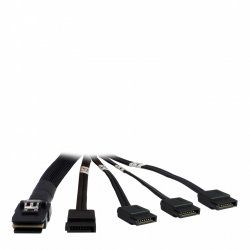 Inter-Tech 88885237 SATA cable 0.65 m Black