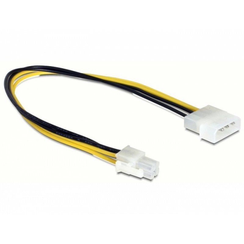 DeLOCK Power Molex 4P St.P4 Pin St 30cm