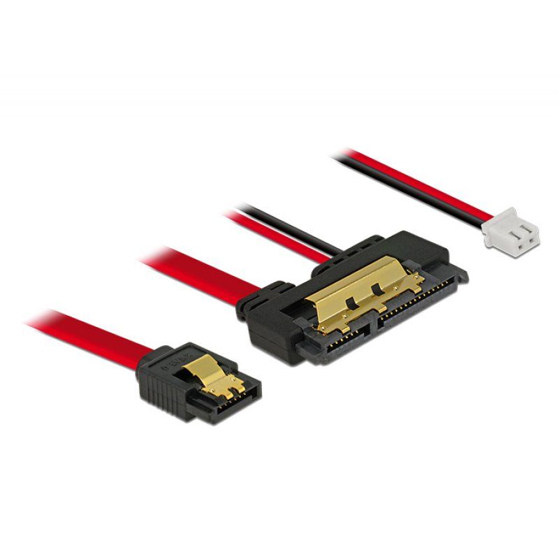 DeLOCK SATA 7P+2P  SATA 22P        20cm | Buchse gerade