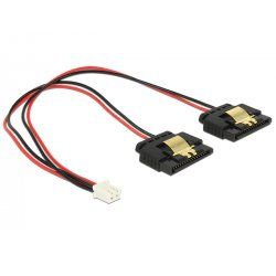 DeLOCK 2P  2x SATA 15P             20cm