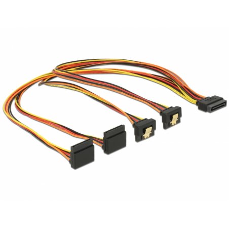 DeLOCK SATA 15P St- 4x gewinkelt    50cm |  2 x unten / 2 x oben