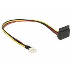 DeLOCK SATA 15 Pin Bu  4 Pin Floppy St | Metall 30 cm