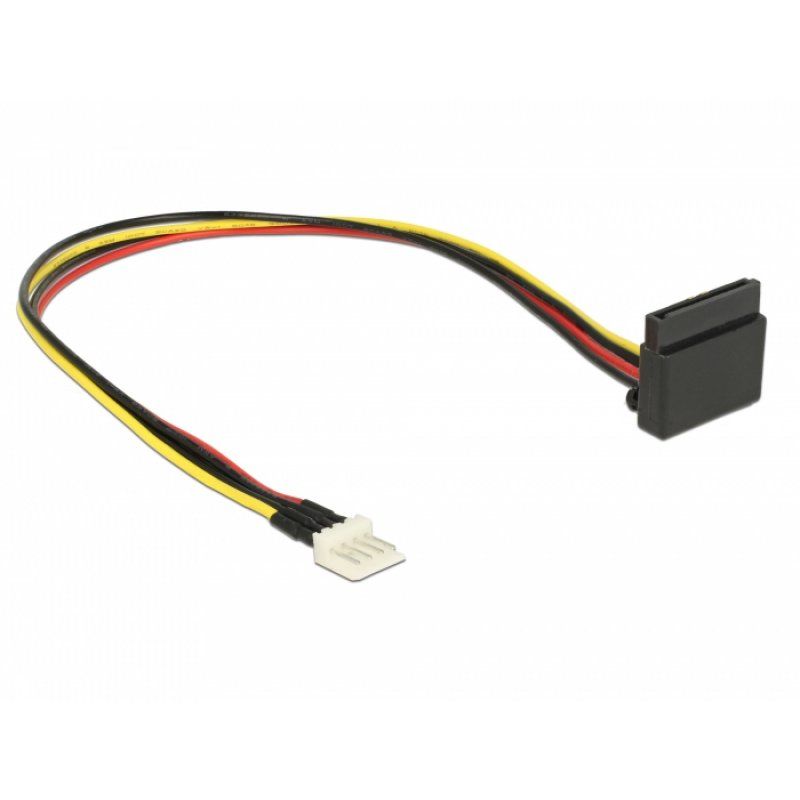 DeLOCK SATA 15 Pin Bu  4 Pin Floppy St | Metall 30 cm