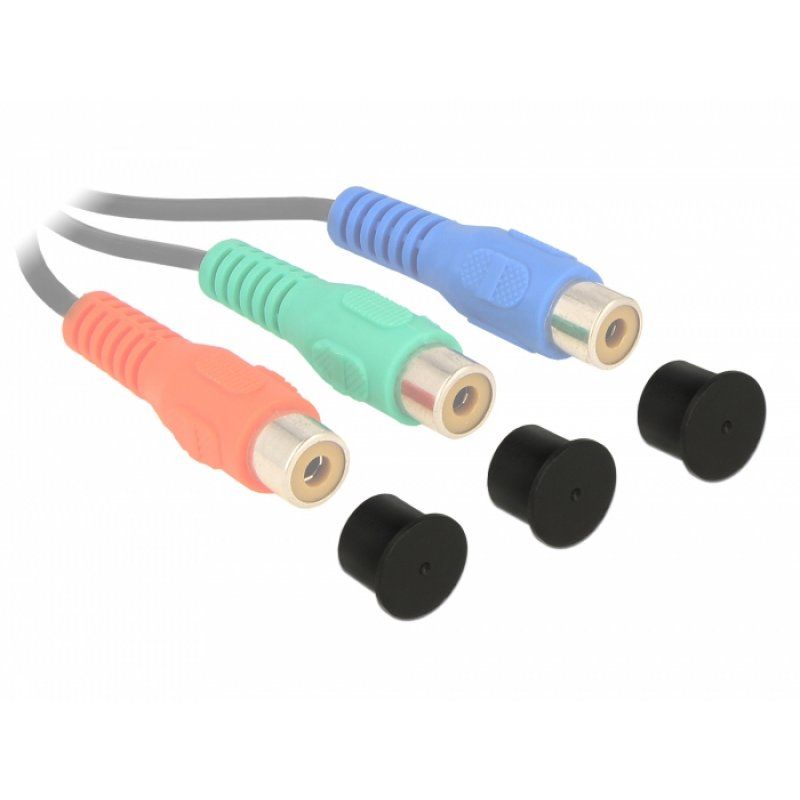 DeLOCK Staubschutz f. Cinch Buchse | 10er Pack