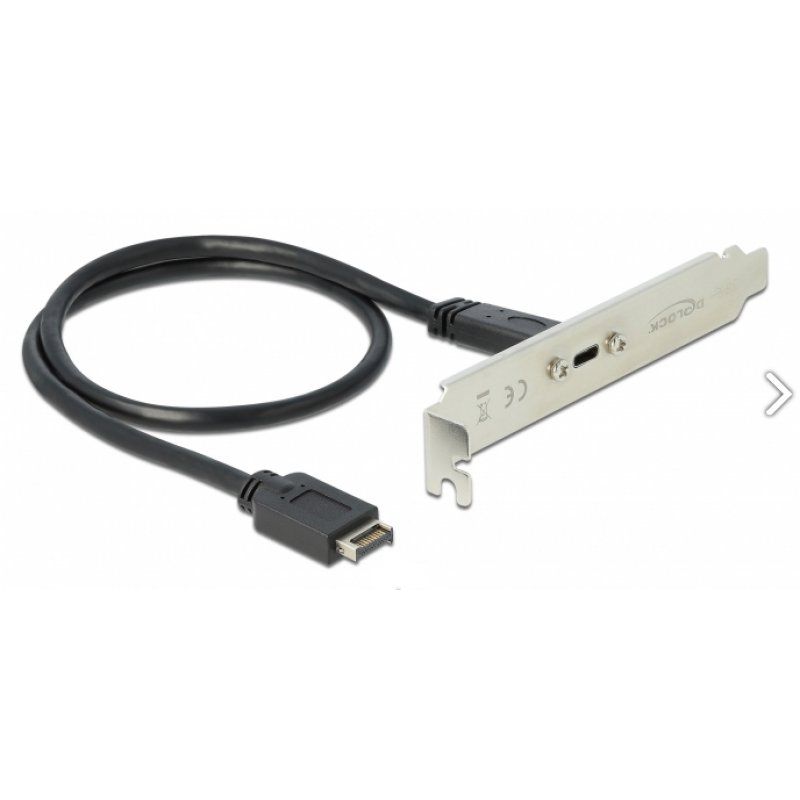 DeLOCK Slotblech 1x USB 3.1 Gen2 C