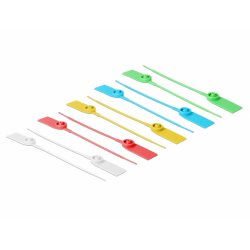 DeLOCK 18825 serre-câbles Attache de câble détachable Plastique Couleurs assorties 10 pièce(s)
