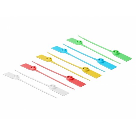 DeLOCK 18825 cable tie Releasable cable tie Plastic Assorted colours 10 pc(s)
