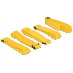 DeLOCK 18708 hook/loop fastener Yellow 5 pc(s)