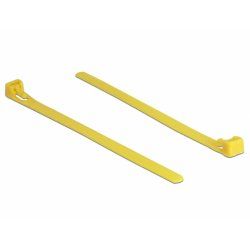 DeLOCK 18760 serre-câbles Attache de câble détachable Nylon Jaune 100 pièce(s)