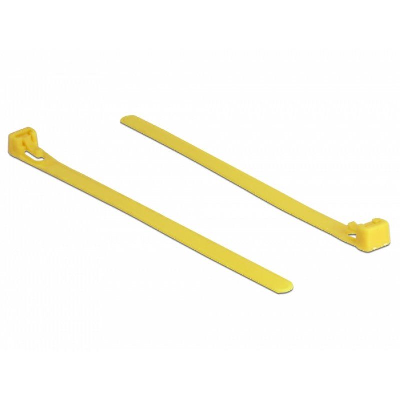 DeLOCK Kabelbinder wiederverw. L 150  ye | L 150 x B 7,5mm