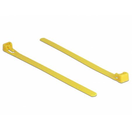 DeLOCK 18760 cable tie Releasable cable tie Nylon Yellow 100 pc(s)