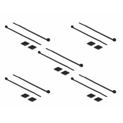 DeLOCK 18680 cable tie mount Black Nylon 10 pc(s)