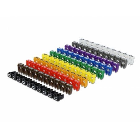 DeLOCK 18304 cable clamp Assorted colours 100 pc(s)