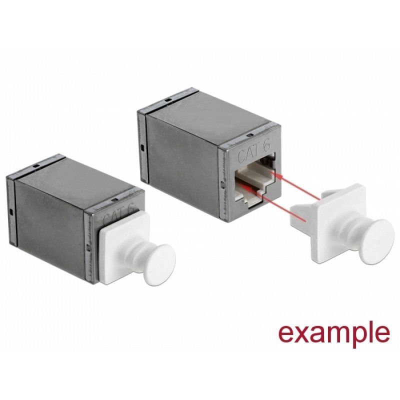DeLOCK 86507 cache-poussière pour port 10 pièce(s) RJ-45