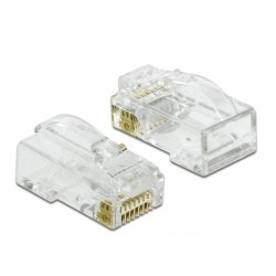 DeLOCK RJ45 Crimp+Cut+CurveCat.6 UTP 20x