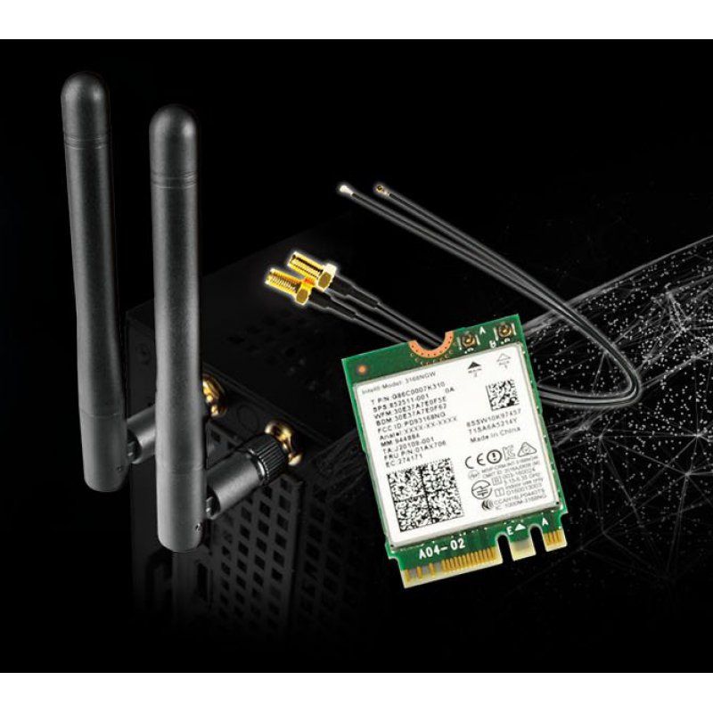 STOCK1 - Asrock DeskMini WiFi Kit Interne WLAN / Bluetooth