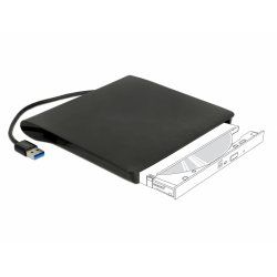 DeLOCK 42603 ODD enclosure 13.3 cm (5.25") SATA III Black