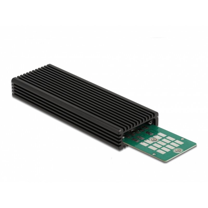 DeLOCK 42004 storage drive enclosure SSD enclosure Black M.2