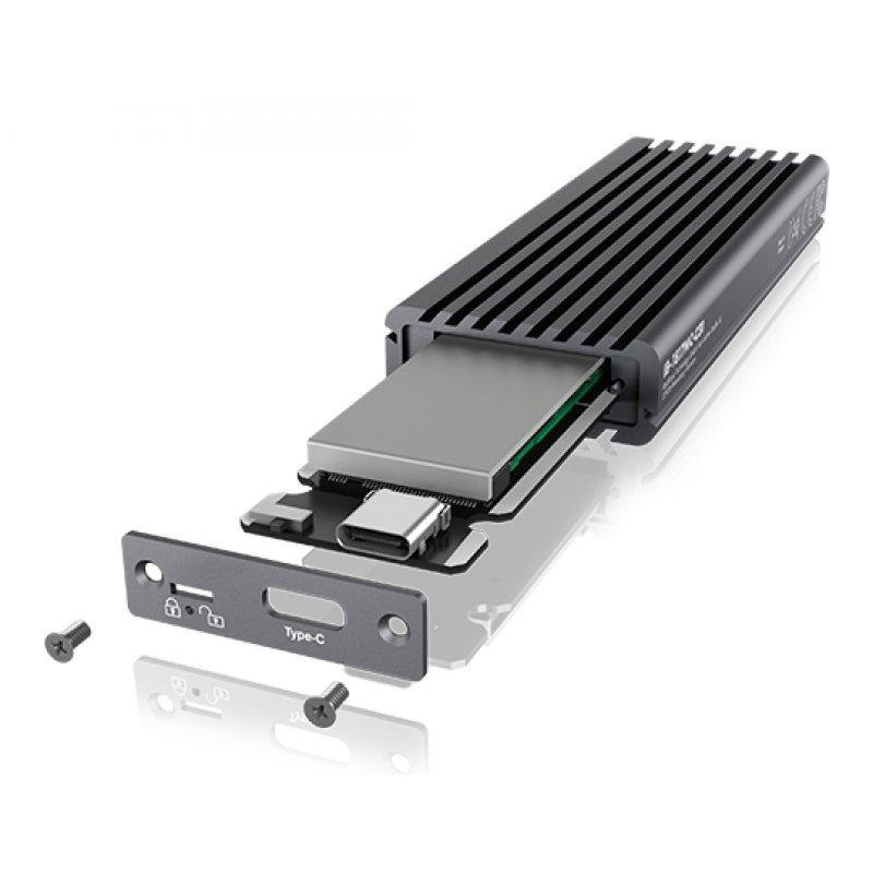 ICY BOX IB-1817MC-C31 SSD enclosure Grey M.2