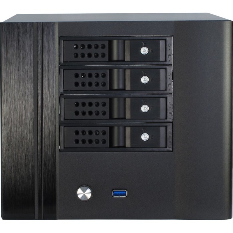 Inter-Tech SC-4004 Small Form Factor (SFF) Noir