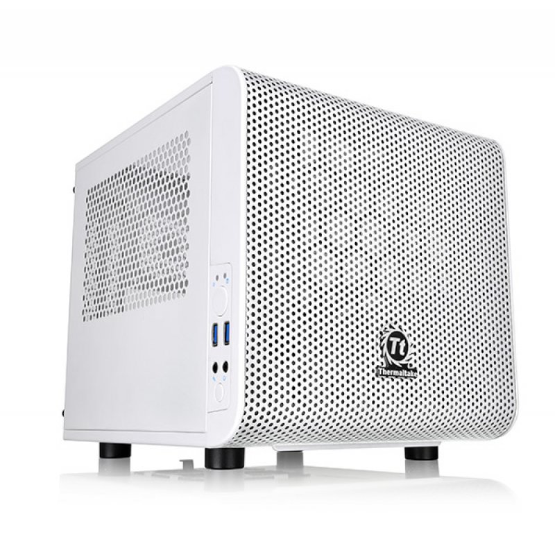 Thermaltake Core V1 Snow Edition Cube Blanc