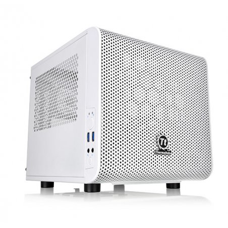 Thermaltake Core V1 Snow Edition Cube Blanc