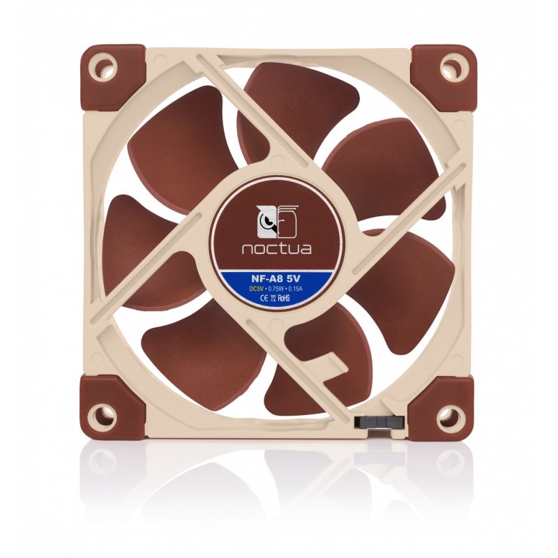 Noctua NF-A8 Boitier PC Ventilateur 8 cm Beige, Marron