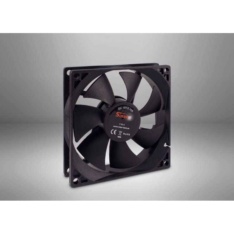 Inter-Tech 88885180 computer cooling system Universal Fan 9.2 cm